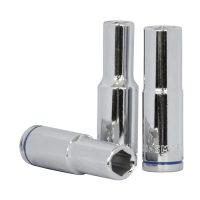 Bocallaves Hexagonales Largas - Encastre 1/4" - milimétricas - Cr V