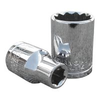 Bocallaves Estriadas - Encastre 1/2" - Pulgadas - Cr V