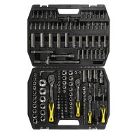 JUEGO DE BOCALLAVES 171 PIEZAS - ENCASTRE 1/4" - 1/2" - 3/8" Con Maletín